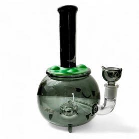 Sklenené bongo - Cauldron XL - pohľad zboku od kotla