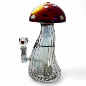 Sklenené bongo - Trippy Shroom XL - pohľad zprava zboku