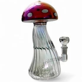 Sklenené bongo - Trippy Shroom XL - pohľad zľava zboku