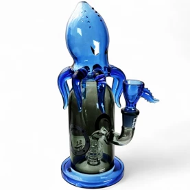 Sklenené bongo - Kraken XL - spredu z ľaveho kraja