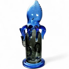 Sklenené bongo - Kraken XL - pohľad odzadu z kraja