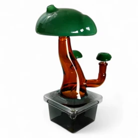 Sklenené bongo - Bonsai XL - pohľad odzadu zkraja