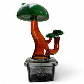 Sklenené bongo - Bonsai XL - pohľad zboku od kotla