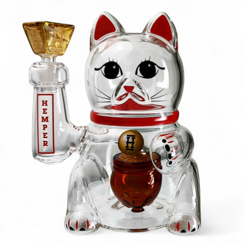 Sklenené bongo - Lucky Cat XL