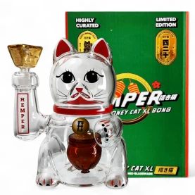 Sklenené bongo - Lucky Cat XL - s krabicou