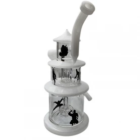 Sklenené bongo - Ninja Rig XL - pohľad odzadu