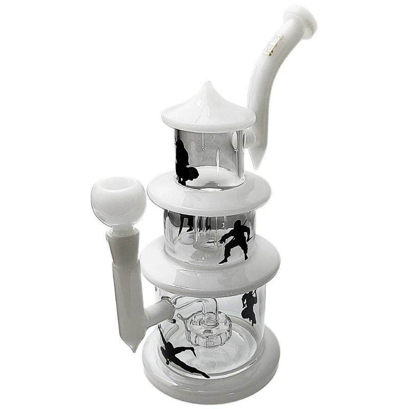 Sklenené bongo - Ninja Rig XL - pohľad spredu