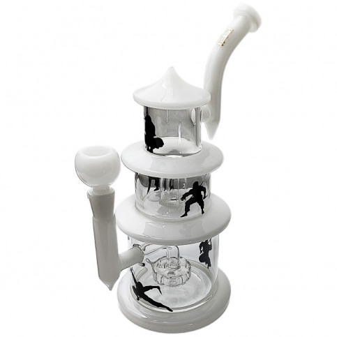 Sklenené bongo - Ninja Rig XL - pohľad spredu