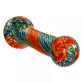 Šlukovka Pyrex Striped Mix - pohľad od náustka