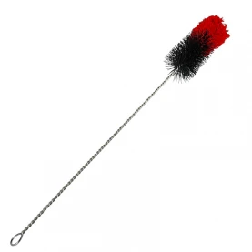 Kefa na čistenie bonga a vodnej fajky 50 cm – Ø 6 cm  - pohľad od hlavy