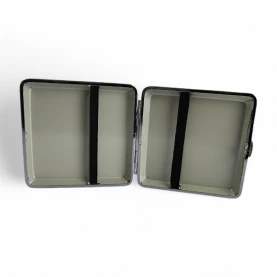 Púzdro na cigarety brown leather mix - otvorené