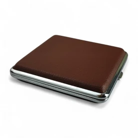 Púzdro na cigarety brown leather mix - odzadu