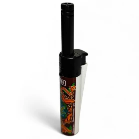 Zapalovač CLIPPER Tube WEED SHIELD - pohľad zboku