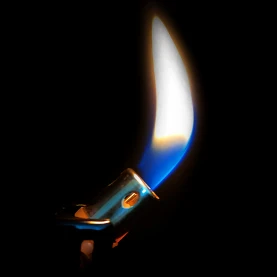 Zapalovač Rubber "Side Kick" Black - soft flame