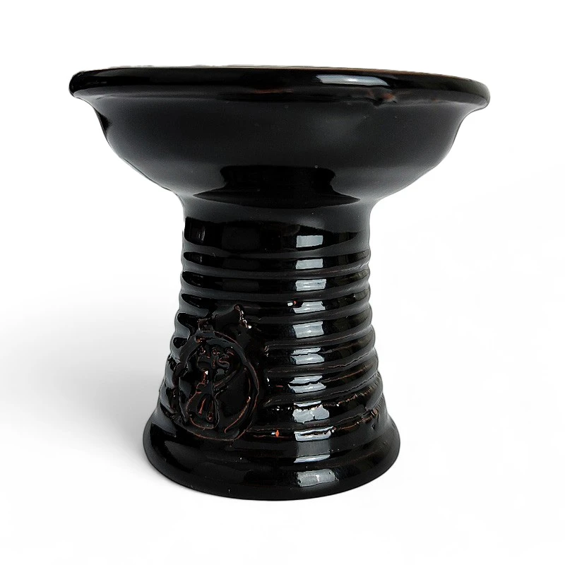 Korunka na vodnú fajku Mikro Bowl - Black - pohĺad spredu