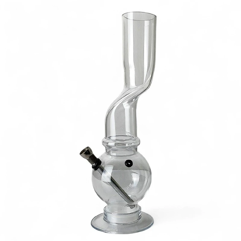 Bong acryl Crooked mix farieb 31cm - pohľad od turba