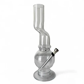 Bong acryl Crooked mix farieb 31cm - pohľad zboku