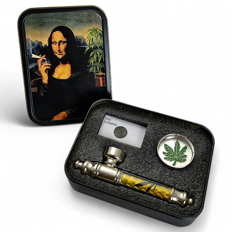 Šlukovka set v plechovke - otvorená plechovka