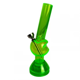 Bong acryl apple s grinderom - pohľad zboku