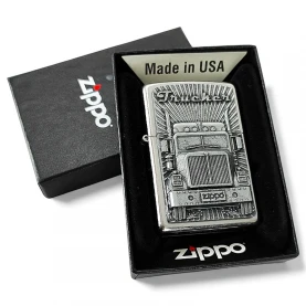 Zapaľovač Zippo Trucker Emblem - v krabičke