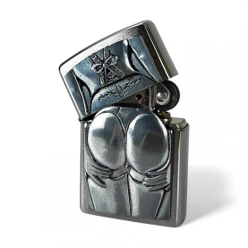 Zapaľovač Zippo Stocking Girl - polootvorený