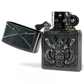Zapaľovač Zippo Samurai - otvorený