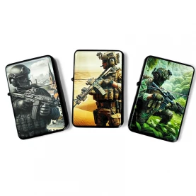 Zapaľovač World Troops - mix farieb