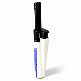 Zapalovač CLIPPER Tube Winter Pixeli - pohľad odzadu