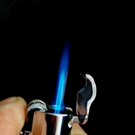 Zapalovač Silver Jet Flame Silver II. - plameň