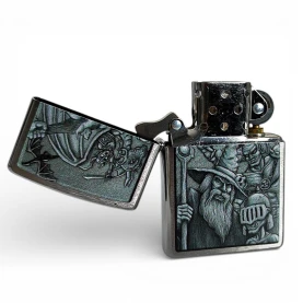 Zapalovač ZIPPO Mystical Design - otvorený