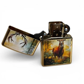 Zapalovač ZIPPO Autumn Deer - otvorený