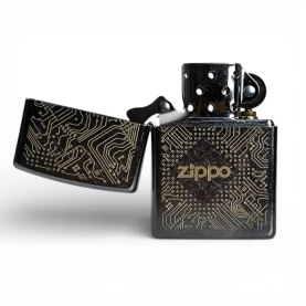Zapalovač ZIPPO Circuit - otvorený