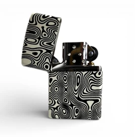 Zapalovač ZIPPO Glowing Swirls Pattern - otvorený