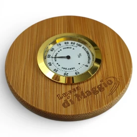 Dóza na tabak s hygrometrom - veko