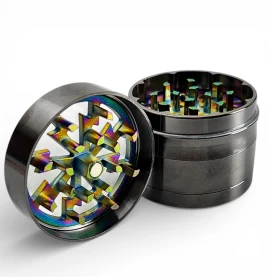 Grinder drvička Thor Grey-Chameleon - pohľad na zuby drvičky