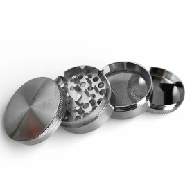 Grinder drvička Alumini 50mm strieborná - rozložená