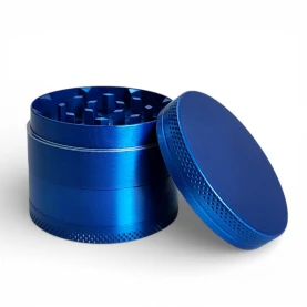 Grinder drvička Alumini 50mm modrá - opretá časť drvičky