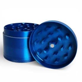 Grinder drvička Alumini 50mm modrá - pohľad na zuby