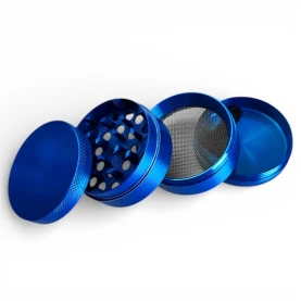 Grinder drvička Alumini 50mm modrá - rozložená