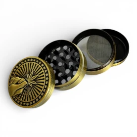 Grinder drvička 50mm/4 Gold Hope - rozložená