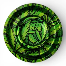 Popolník Coffeeshop Leaves Green - zhora