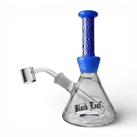 Bong sklo BL oil/dab Rig blue - pohľad zboku