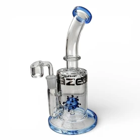 Bong sklo Blaze Virus Omicron Blue
