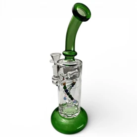 Bong sklo Blaze DNA green - pohľad odzadu