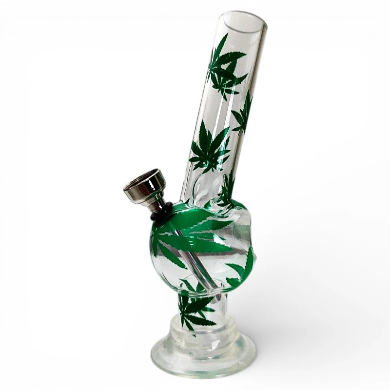 Bong acryl mini neon Apple s obrázkom