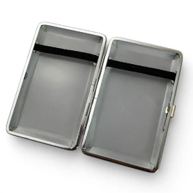 Púzdro na cigarety Slim - Zelené - otvorené