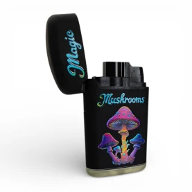 Zapalovač Jet Mushrooms - otvorený