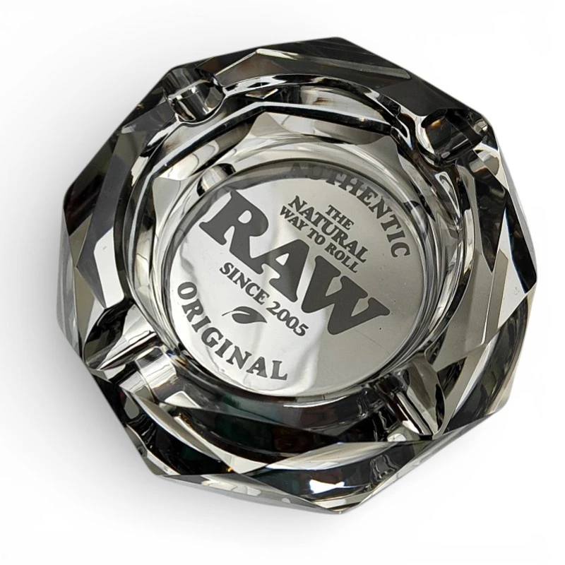 Popolník Raw Glass - Dark - pohľad zhora