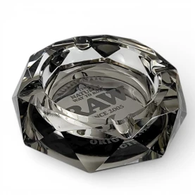 Popolník Raw Glass - Dark - pohľad spredu