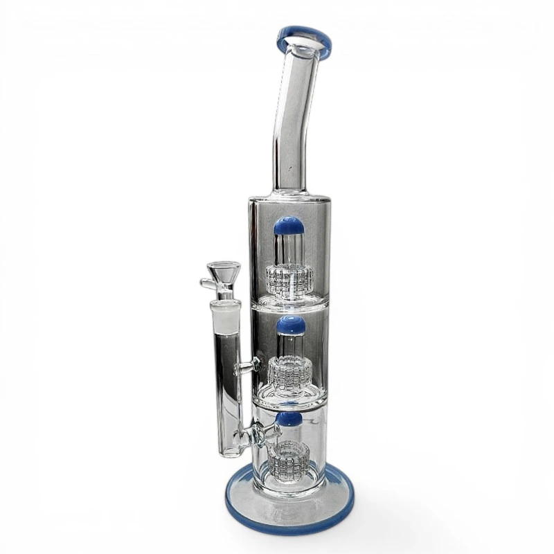 Sklenené bongo Phoenix Tripple Medusa - pohľad zboku